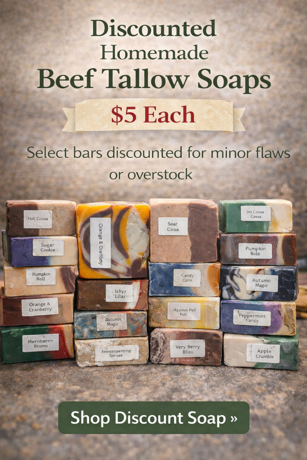 Mystery Beef tallow Soaps