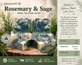 Rosemary and Sage Beef Tallow Soap